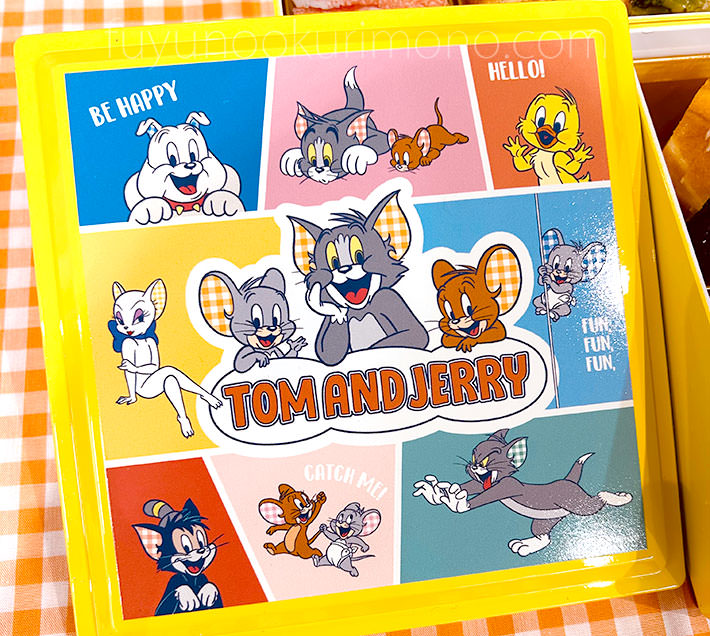 「トムとジェリー」重箱のデザイン