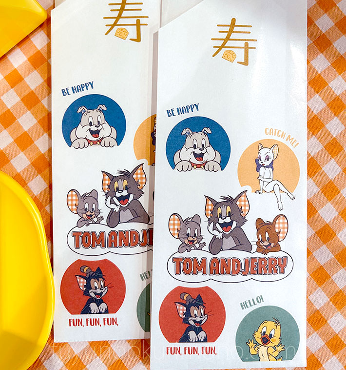 二段重「トムとジェリー」の祝い箸